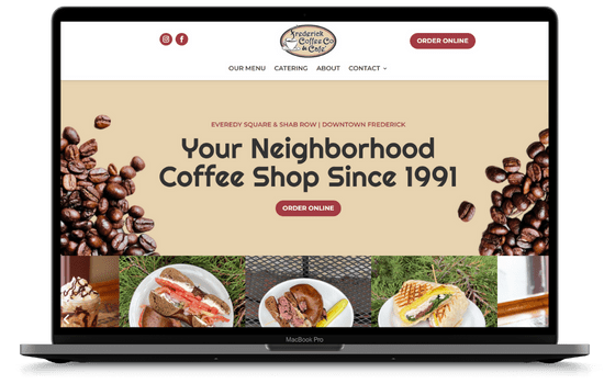 Frederick Coffee Co home page