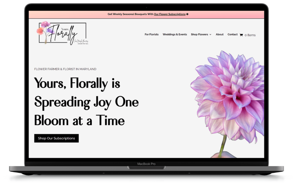 Yours, Florally Florist & Flower Farmer